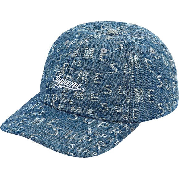Supreme Other - Supreme Denim Warped Jacquard Six Panel